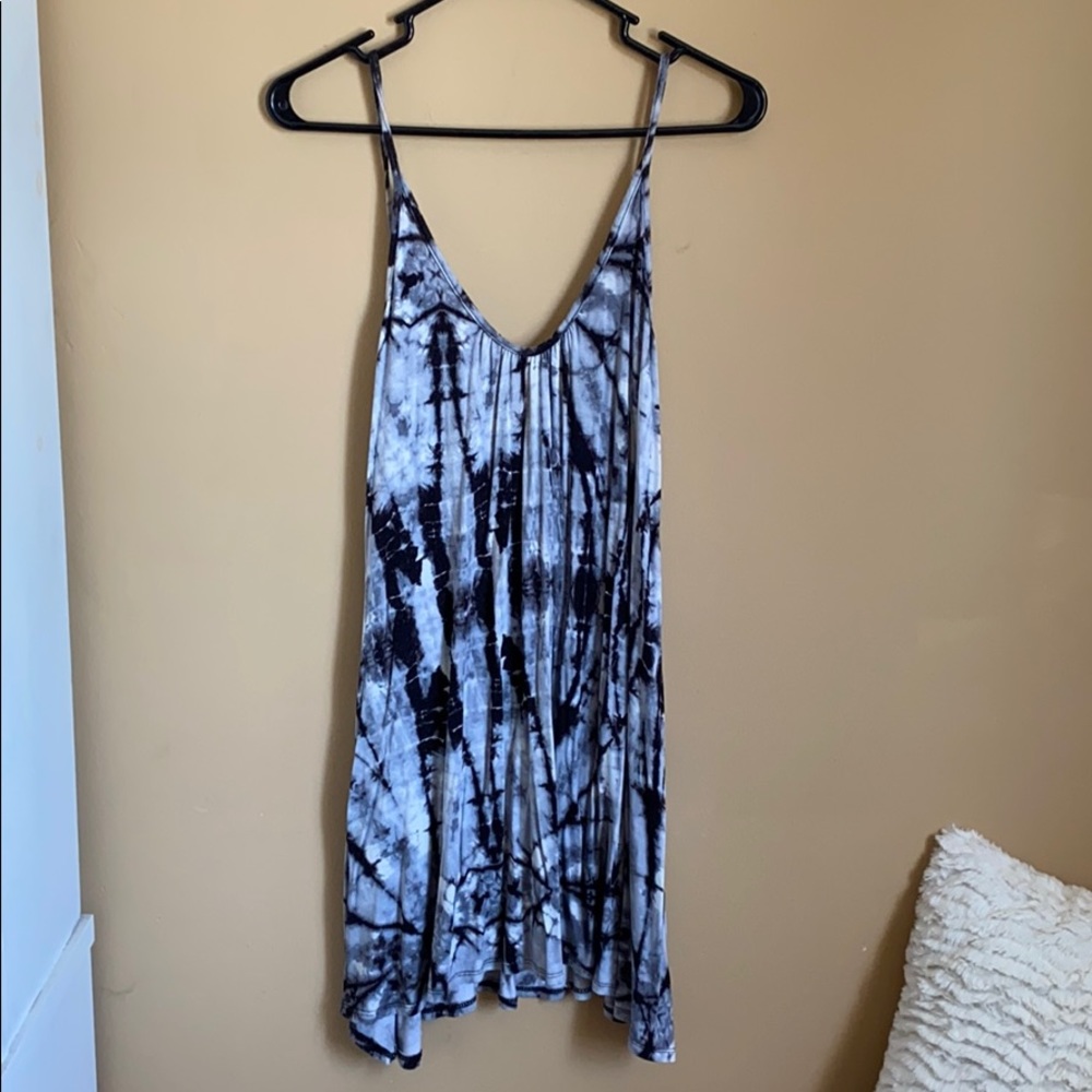 Tie Dye Beach Cover Up Dress